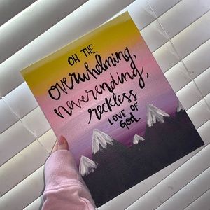 hand painted canvas